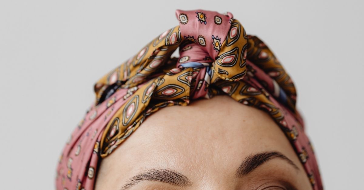 how to do a head wrap with scarf